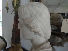 17th Century Italian Carrara Marble Bust of Classical Roman - 3806712