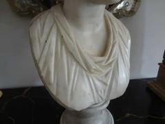 17th Century Italian Carrara Marble Bust of Classical Roman - 3806750