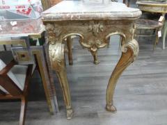 17th Century Italian Giltwood Console Table From Naples - 3831933