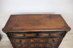 17th Century Italian Louis XIV Walnut Antique Commode or Chest of Drawers - 2468901