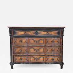 17th Century Italian Louis XIV Walnut Antique Commode or Chest of Drawers - 2472696