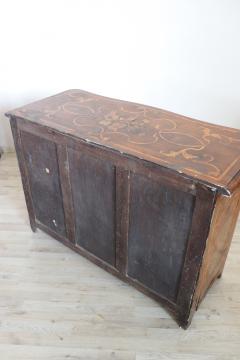 17th Century Italian Louis XIV Walnut Inlaid Antique Commode or Chest of Drawers - 2489750