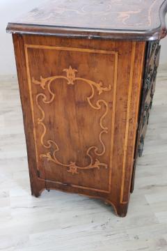 17th Century Italian Louis XIV Walnut Inlaid Antique Commode or Chest of Drawers - 2489751