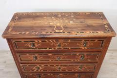 17th Century Italian Louis XIV Walnut Inlaid Antique Commode or Chest of Drawers - 2796025
