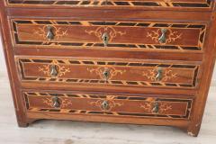 17th Century Italian Louis XIV Walnut Inlaid Antique Commode or Chest of Drawers - 2796028
