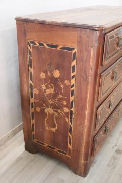 17th Century Italian Louis XIV Walnut Inlaid Antique Commode or Chest of Drawers - 2796029