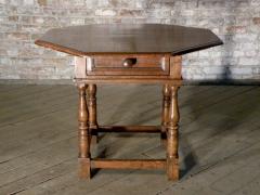 17th Century Italian Octagonal Walnut Center Table - 1038701