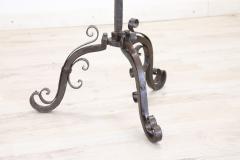 17th Century Italian Rare Antique Candelabra in Forged Iron - 2202431