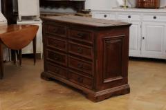17th Century Italian Walnut Commode with Drop Front Desk and Three Drawers - 3538392