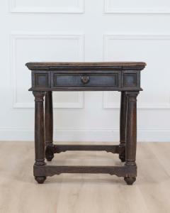 17th Century Italian walnut square side table - 4707158