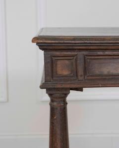 17th Century Italian walnut square side table - 4707176