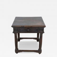 17th Century Italian walnut square side table - 4708260