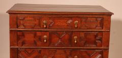 17th Century Jacobean Oak Chest Of Drawers - 3908467