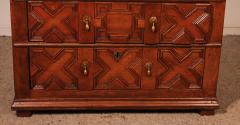 17th Century Jacobean Oak Chest Of Drawers - 3908469