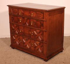 17th Century Jacobean Oak Chest Of Drawers - 3908478