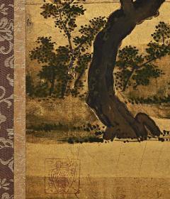 17th Century Japanese Screen Karako Asobi Chinese Children at Play  - 3852887