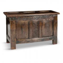 17th Century Joined Oak Coffer - 3290603