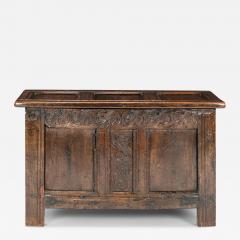 17th Century Joined Oak Coffer - 3292291