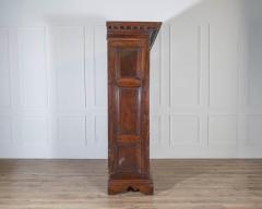 17th Century Lombard Walnut Wardrobe with Paneled Doors Brescia Italy - 4375389