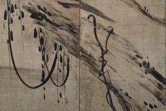 17th Century Momoyama era Crows on Pine Studio of Hasegawa Tohaku - 4713052