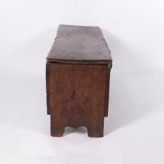 17th Century Six Plank Elm Coffer English Circa 1670 - 2985097