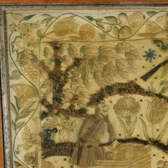 17th Century Stumpwork Picture Depicting The Binding of Isaac - 4647811