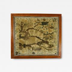 17th Century Stumpwork Picture Depicting The Binding of Isaac - 4648181