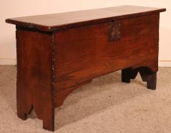 17th Century Sword Chest Plank Chest In Oak - 3102941