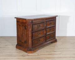 17th Century Tuscan Walnut Chest of Drawers with Maple Inlay - 4367869
