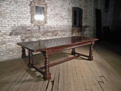 17th Century Walnut Bolognese Italian Baroque Dining Table - 622698