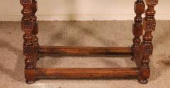 17th Century Walnut Side Table Or Console Spain - 4129296