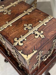 17th Century William and Mary Period Kingwood Strong Box - 3974936