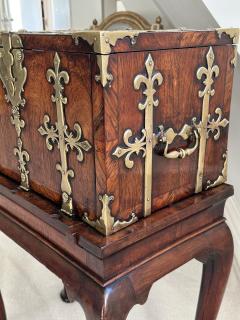 17th Century William and Mary Period Kingwood Strong Box - 3974937