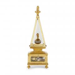17th Century obelisk shaped table clock - 3178297