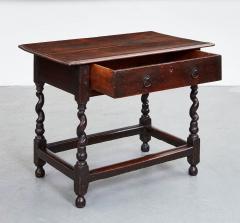 17th c English Corkscrew Leg Table - 3459113