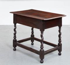 17th c English Corkscrew Leg Table - 3459116