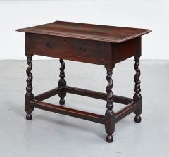 17th c English Corkscrew Leg Table - 3459119