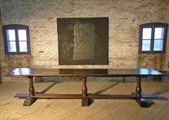 17th century Baroque Walnut Trestle Table - 622602