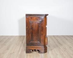 17th century Emilian Chest Of Drawers In Solid Walnut - 4189651