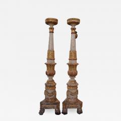17th century Italian Pair of Altar Candlesticks - 779824