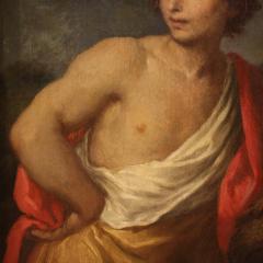 17th century Italian painting David with the Head of Goliath - 4331113