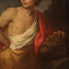17th century Italian painting David with the Head of Goliath - 4331114