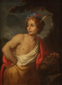 17th century Italian painting David with the Head of Goliath - 4332670