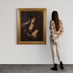 17th century Italian painting Magdalene renouncing the vanities - 4082358