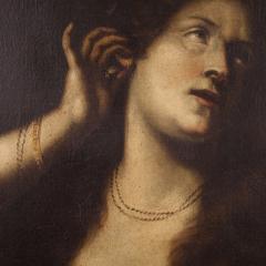 17th century Italian painting Magdalene renouncing the vanities - 4082366