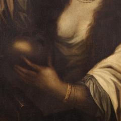 17th century Italian painting Magdalene renouncing the vanities - 4082367
