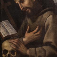17th century Italian painting Saint Francis of Assisi - 4365577