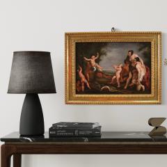 17th century mythological painting landscape with figures and game of cherubs - 3908522