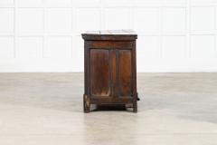 17thC English Carved Oak Mule Chest - 4377240