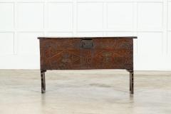 17thC English Oak Coffer - 3678134